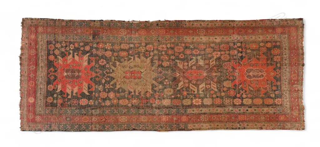 Antique Caucasian late 19thC? runner, Image 1++